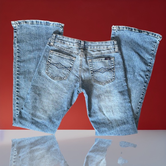 Angels low rise flare jeans Sz. 3 Vintage Y2K - Picture 3 of 9